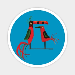 Tiki Birds Magnet